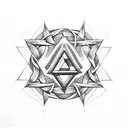 Valknut Symbol tattoo design idea
