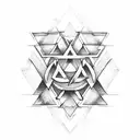 Valknut Symbol tattoo design idea