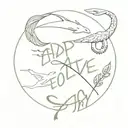 adapt, evolve, become. tattoo design idea