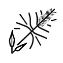  wheat spike tattoo design idea