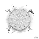 wagon wheel tattoo design idea