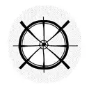 wagon wheel tattoo design idea