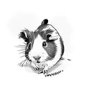 guinea pig tattoo design idea