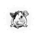 guinea pig tattoo design idea