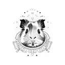 guinea pig tattoo design idea