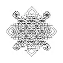 Integrate a Turkish mosaic pattern into the tattoo tattoo design idea