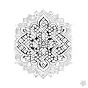 Integrate a Turkish mosaic pattern into the tattoo tattoo design idea