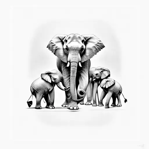 Baby, elephant, family, kenya, logo, tattoo, water icon - Download on  Iconfinder