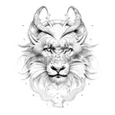 leo aries tattoo design idea