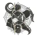 This tattoo will include 4 astrological signs. Taurus, Virgo, Libra and Scorpio tattoo design idea