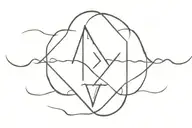 God is greater than your highs and lows with symbolic "G>^v" tattoo design idea