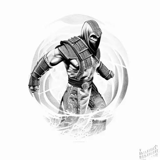 Mortal Kombat tattoo design idea