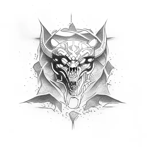 Mortal Kombat tattoo design idea