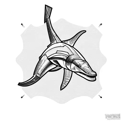 hammerhead tattoo design idea