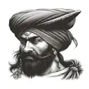 Sikh warrior tattoo design idea