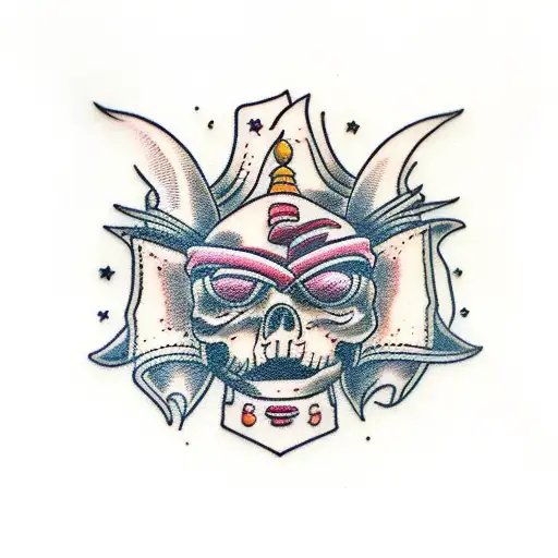 anxiety and silence tattoo design idea