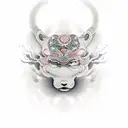 cognitive behavioural theory based approach to understanding silence and anxiety tattoo design idea