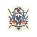 anxiety and silence tattoo design idea