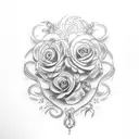 virgo maiden tattoo design idea