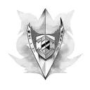 Corvette emblem with 999  tattoo design idea