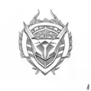 Corvette emblem with 999  tattoo design idea