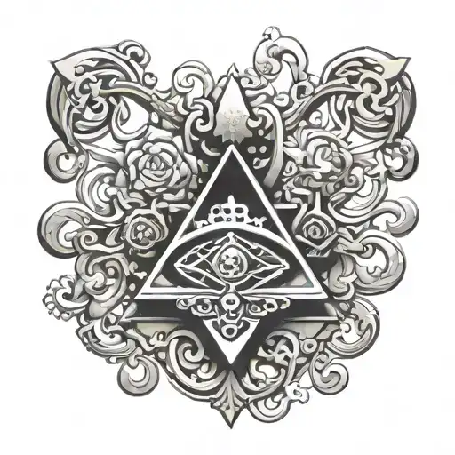 the vivienne westwood logo in a cybersigilism art style tattoo design idea