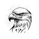 Combine your favorite sport with a majestic eagle in flight tattoo design idea