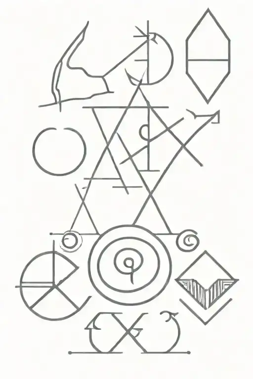 symbols about strength courage bravery honor tattoo design idea