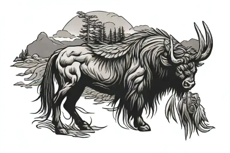 Black Hills South Dakota tattoo  tattoo design idea