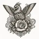 lyric tattoo from adele : hold on (with a heart) tattoo design idea