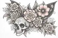 cybersigalism y2k girly tattoo tattoo design idea