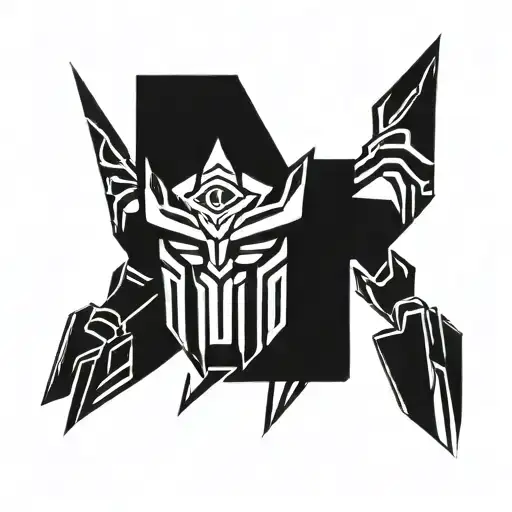 transformers tattoo design idea