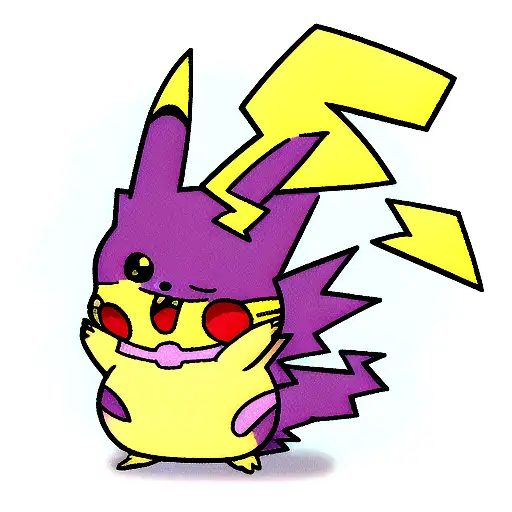 Pikachu and Gengar tattoo design idea