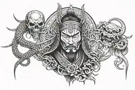 47 Ronin tattoo design idea