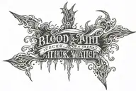 blood aint thicker than water but mud thicker than blood  tattoo design idea