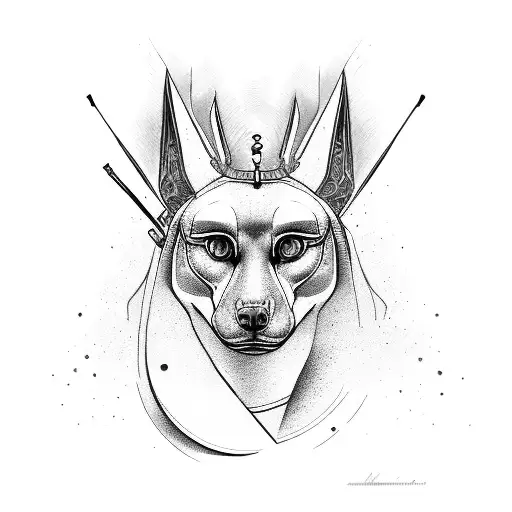 Anubis  tattoo design idea