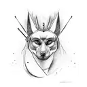 Anubis  tattoo design idea