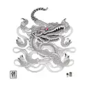 leao e cobra amigos  tattoo design idea