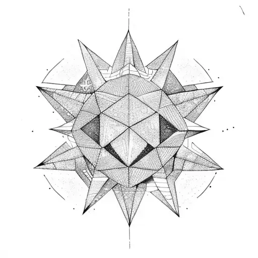 NORTH STAR tattoo design idea