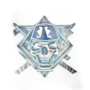 Linkin park hybrid theory soldier tattoo design idea