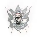 Linkin park hybrid theory soldier tattoo design idea