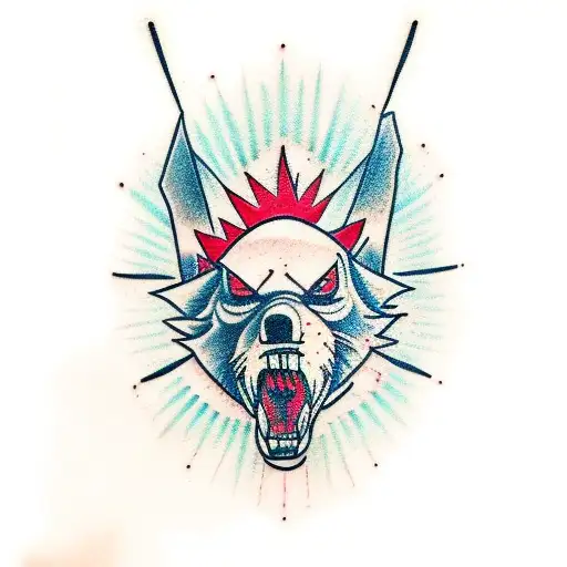lobo tattoo design idea