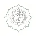 Aum tattoo design idea