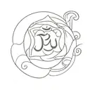 Aum tattoo design idea