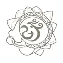 Aum tattoo design idea