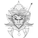 peter pan tattoo design idea