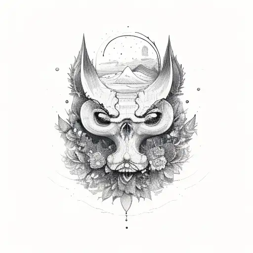 concha camino primitivo tattoo design idea