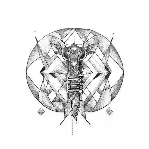 flute tattoo design idea