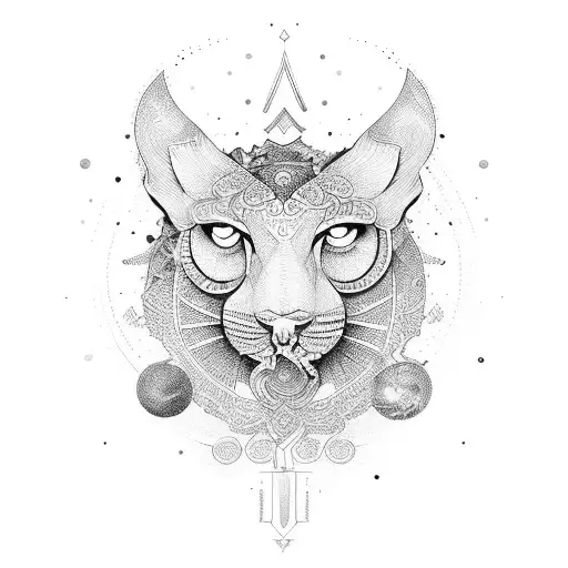 7 linhas da Umbanda  tattoo design idea