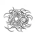 flicker of hope with flame tattoo design idea